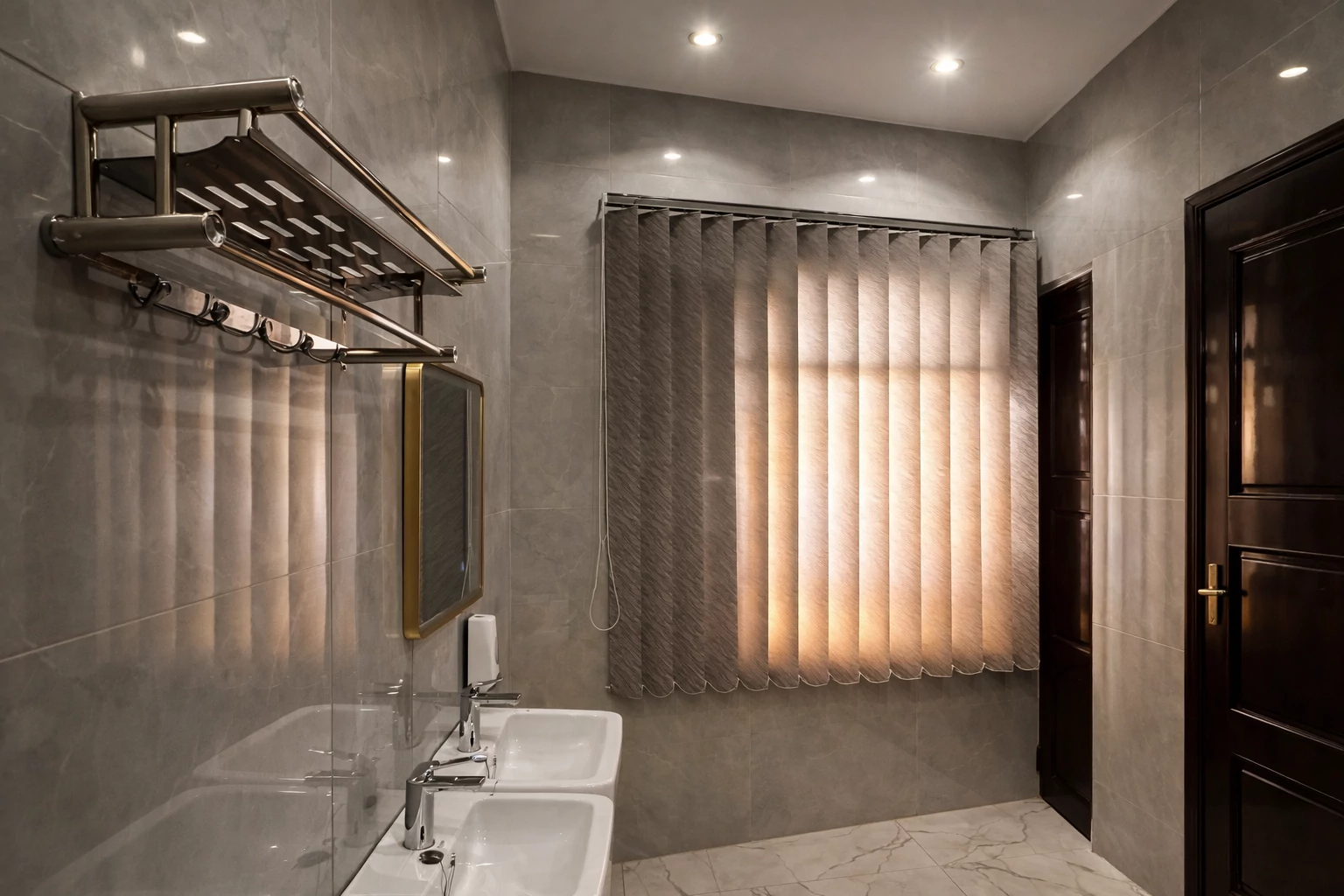 lubbeger vertical blinds bathroom
